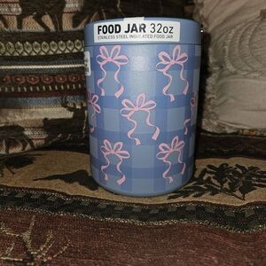 Blue and Pink Hydrapeak Food Jar